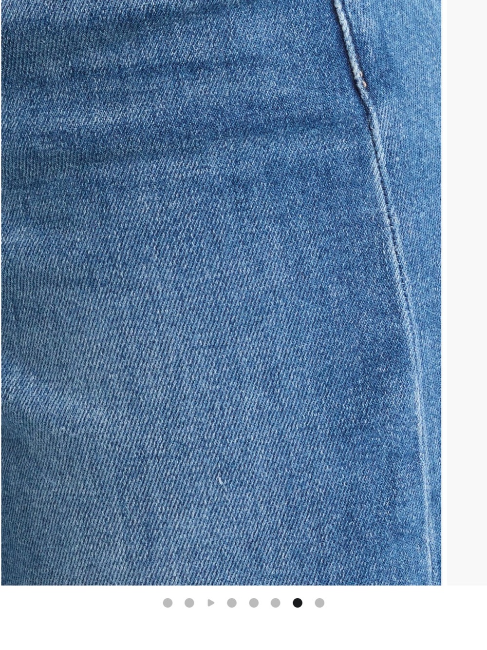 PAIGE High-Rise Wide Leg Jeans in Deep Blue Wash - Picture 8 of 12